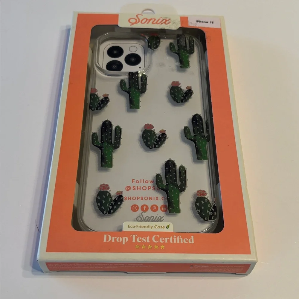 Sonix Apple iPhone 13 Clear Coat Case in Prickly Pear